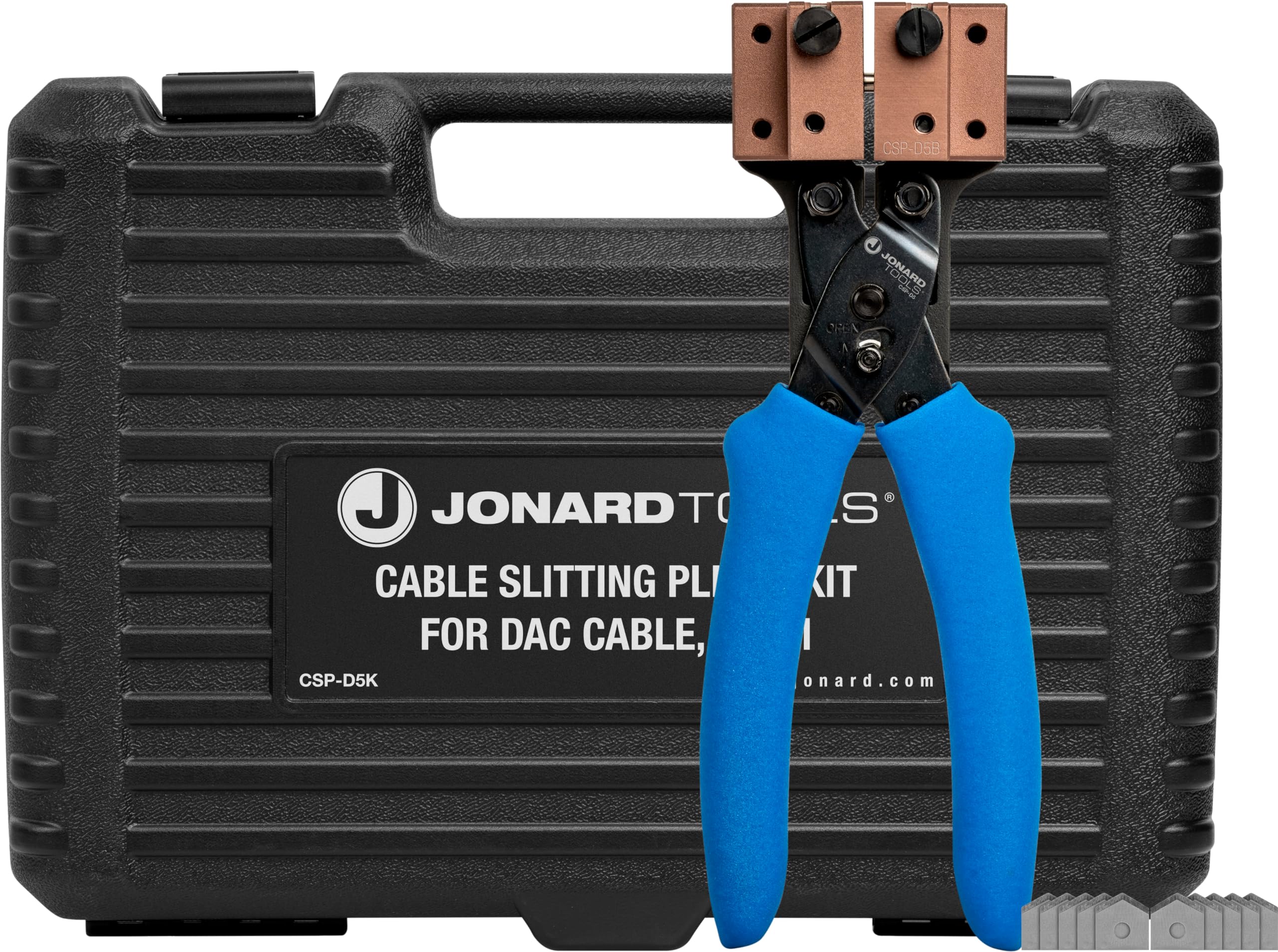 Pince Jonard Tools CSP-D5K fente câbles DAC 5 mm fin des gaines bloquées sur chantier
