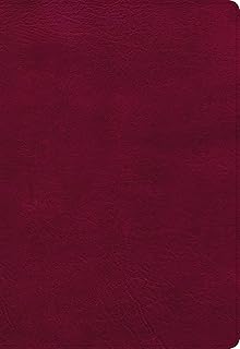 NASB Super Giant Print Reference Bible, Burgundy LeatherTouch