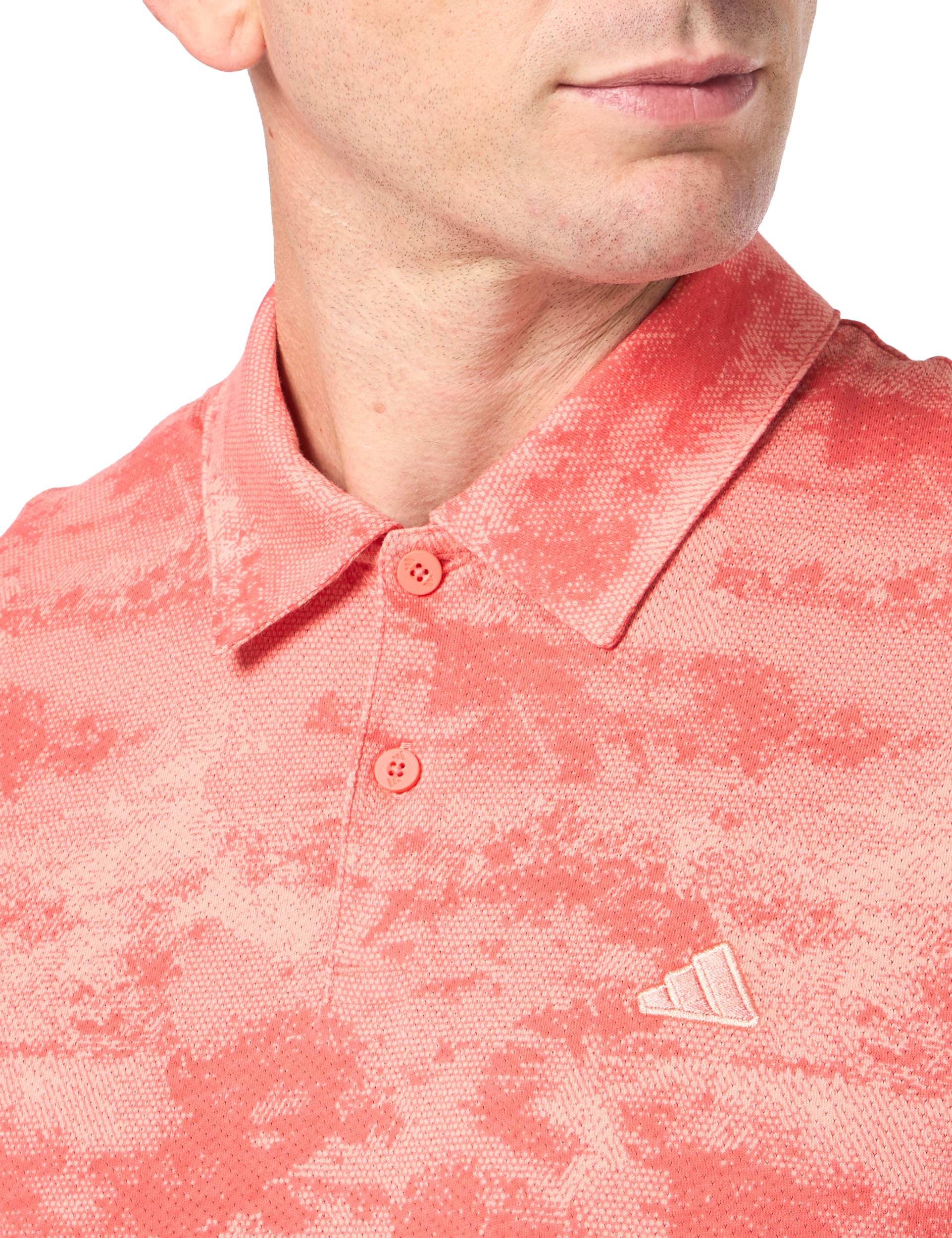 adidas Men's Go-to Printed Mesh Polo Shirt, PRELSC