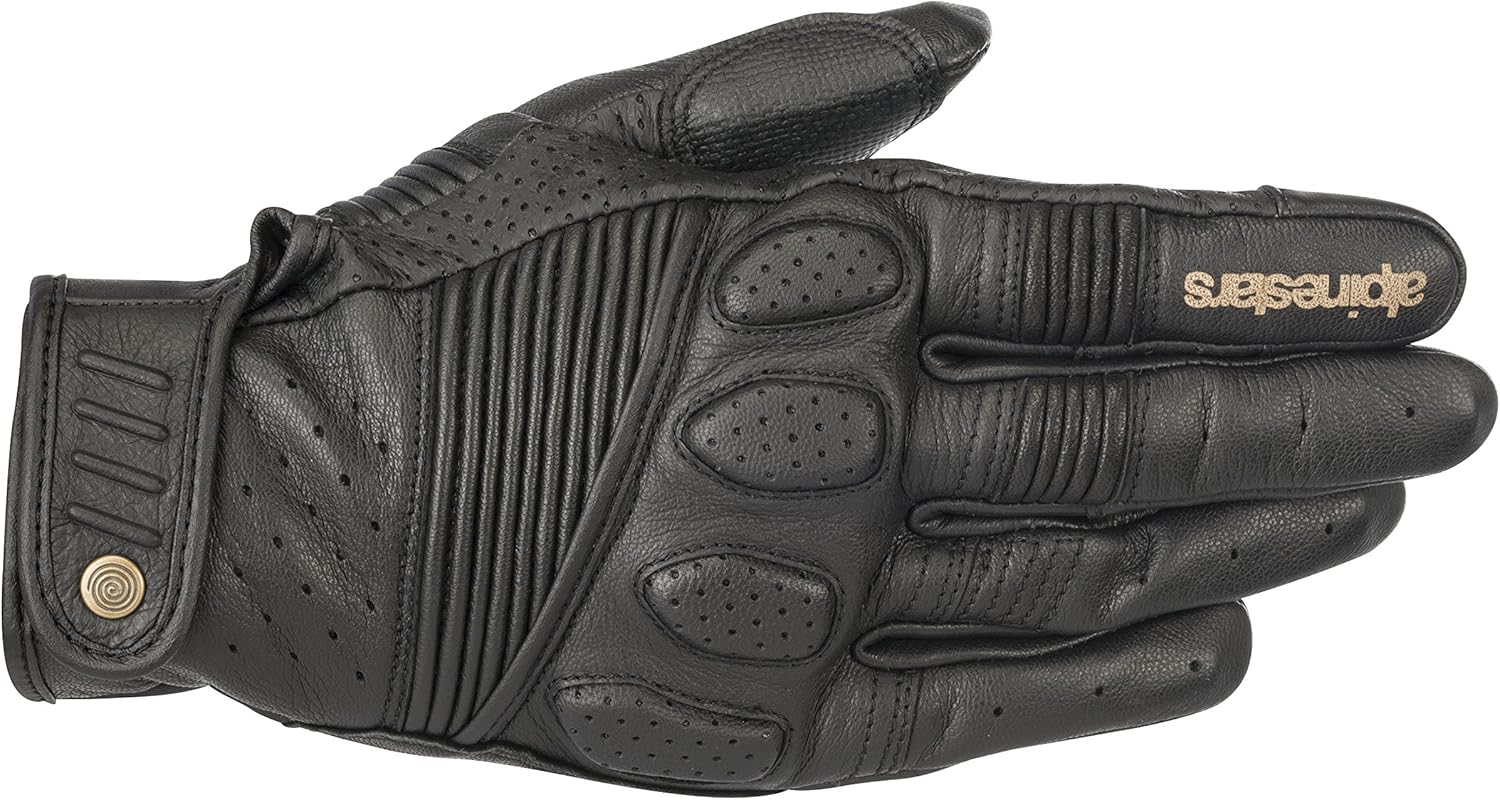 Alpinestars Crazy Eight Gloves, L, Black/Black
