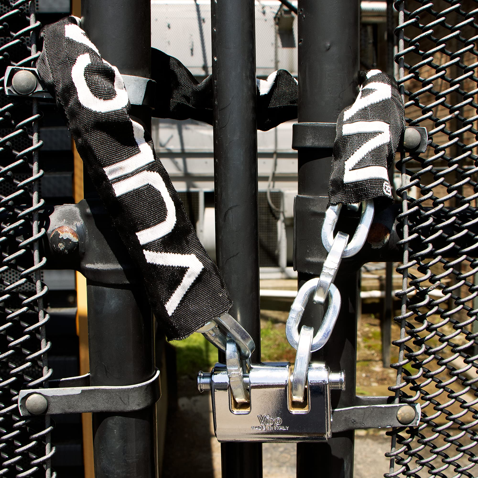 VULCAN Security Chain and Lock Kit Premium CaseHardened 3/8 Inch x