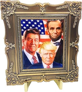 G-014 Large President Abraham Abe Lincoln Ronald Reagan Donald Trump Challenge Coin We The People Constitution