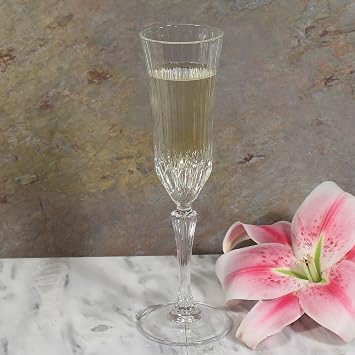 RCR Crystal Adagio Collection Champagne Flutes Glass Set