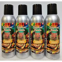 Smoke Odor Exterminator 198 gm/ 7 oz Large Spray Tropical Fiesta 7oz Can 4 Pack., Assorted