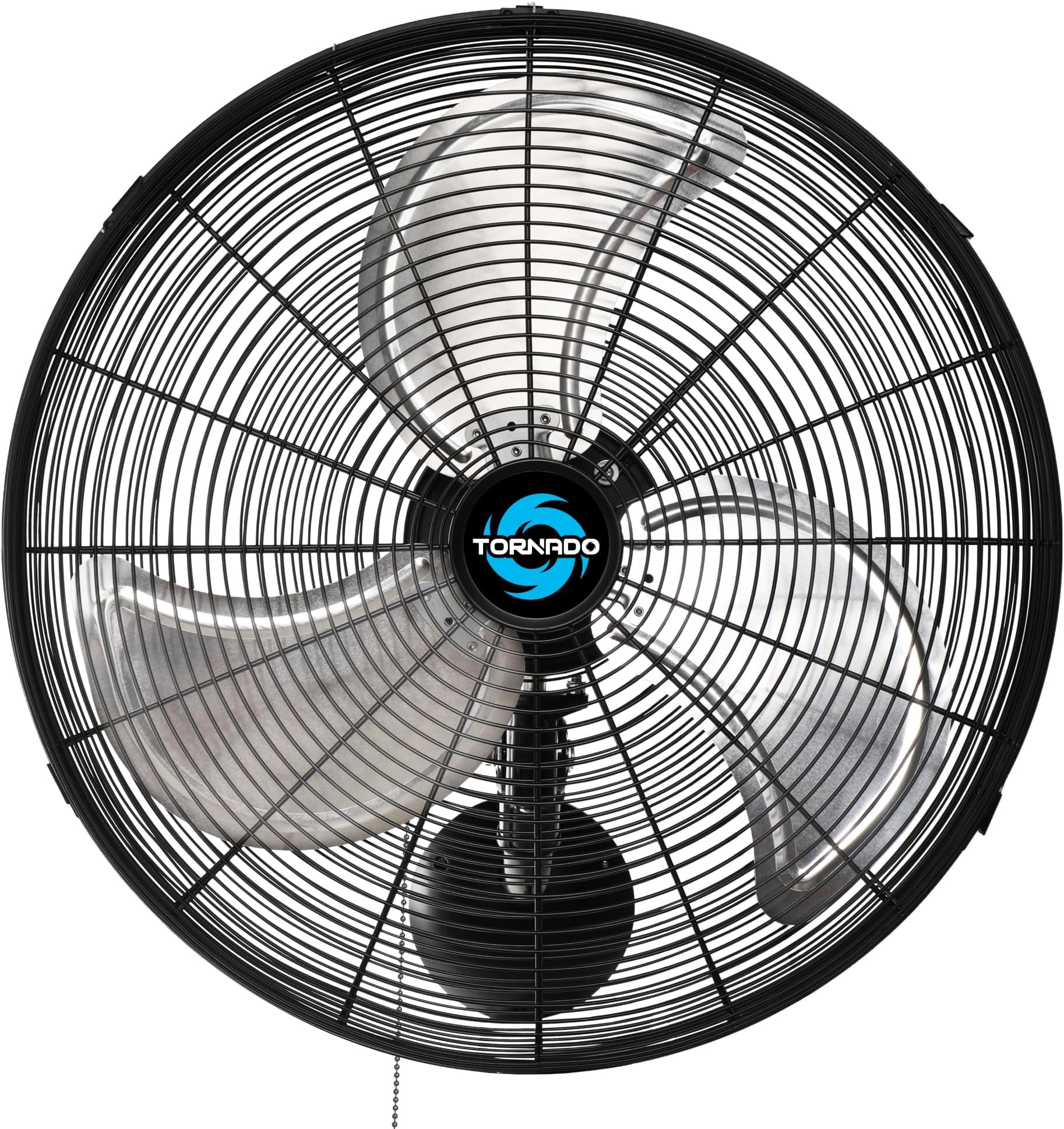 Tornado 20 Inch Pro Series High Velocity Oscillating Wall Mount Fan For Industrial, Commercial, Residential Use 3 Speed 5250 CFM UL Safety Listed