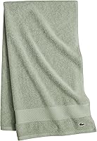 Lacoste Heritage Supima Cotton Bath Towel Aloe 30x54 - Ultra Soft, Highly Absorbent, Quick Dry Luxury Towel
