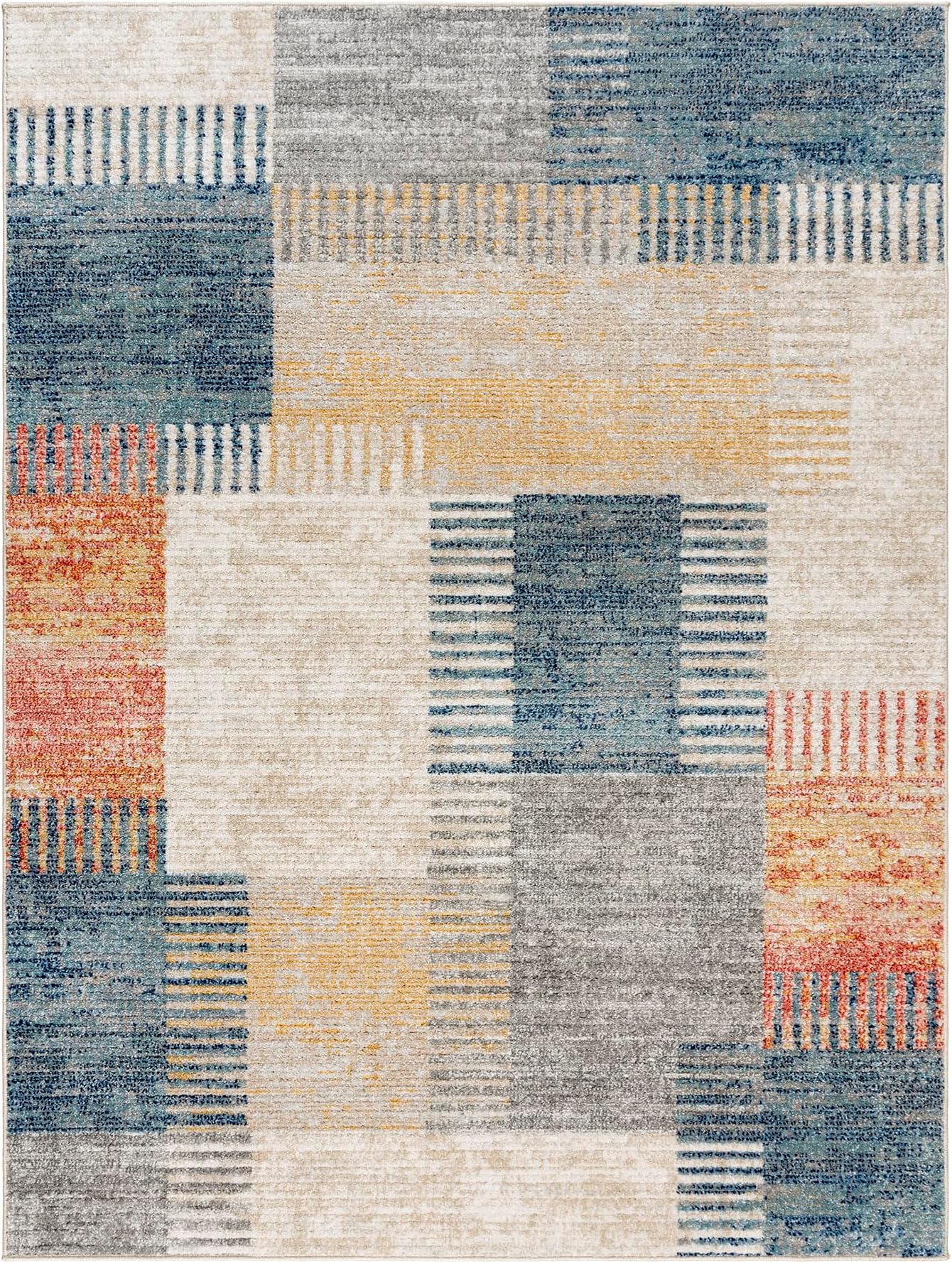 GertmenianGertmenian Indoor Machine Woven High Traffic Area Rugs | 5x7 Standard, Julien, Tile Multi, 27510