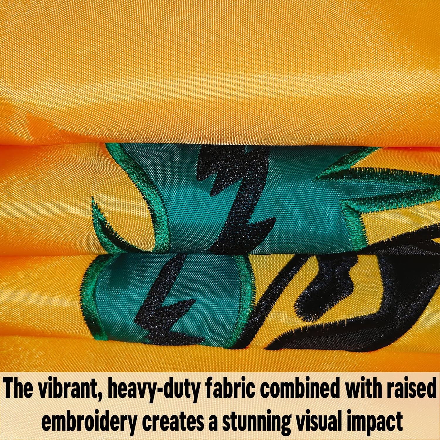 Embroidery Double Sided Gadsden Flag 2x3 Outdoor- 340D Heavy Duty Nylon Dont Tread On Me Flags Banner- Libertarian Flag Canvas Header with Powerful Snake