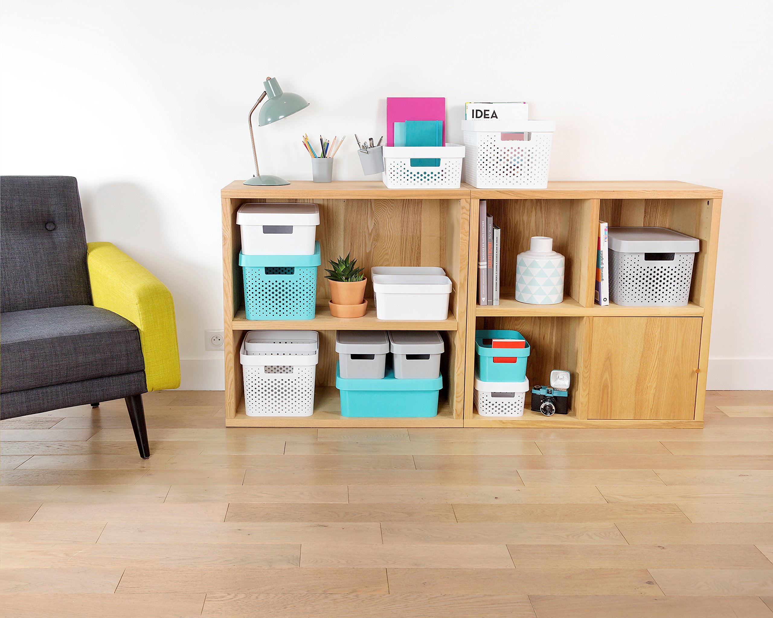 Curver 04752-099-00 Infinity Plastic Storage Box with Lid 36 3 x 27 x 22 2 cm 11 L — view 11