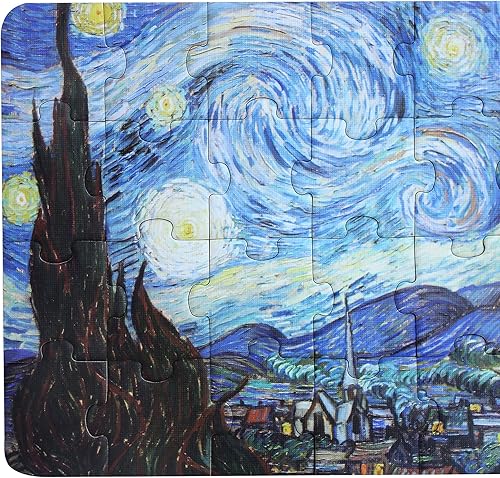 Miniatura 7 de Rompecabezas Da Vinci Mona Lisa de 24 piezas, rompecabezas de artistas para niños de 3 a 5 años, 4 a 6 años, fácil de descompresión intelectual,