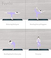 Vista 7 de Foldable Yoga Exercise Mat – Lightweight, Anti-Slip, and Easy to Store for Yoga, Pilates, Home Workouts, and Floor Exercises