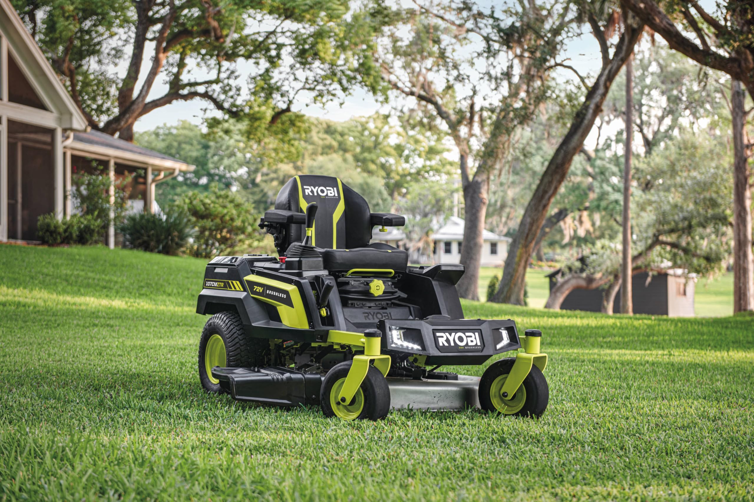 RYOBI - Juego de 2 Cuchillas de Repuesto de 53 cm (Especial Recogida) para Rider Zero -Turn con batería RY72ZTRX107-210 – RAC468