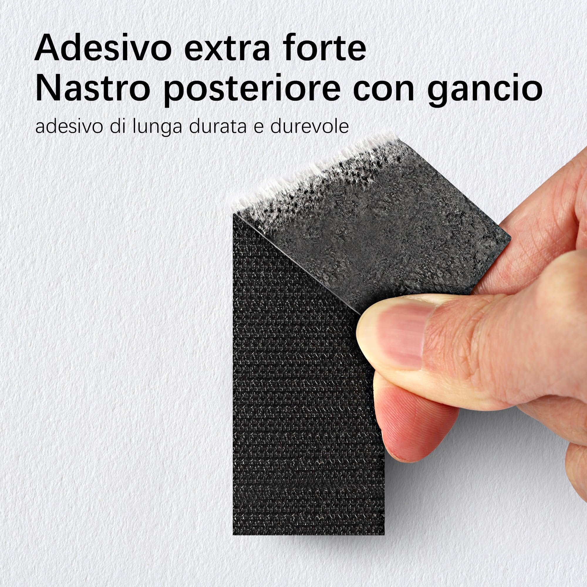 Nastro Biadesivo Feltro Adesivo Forte - 10 Pezzi 3x10cm Bianco, Per Fai Da Te E Casa - Foto 9
