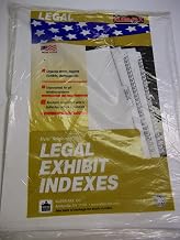 Kleer-Fax, 82225, Legal Exhibit Tabs, Unpunched, Made in USA, 30% Post Consumer Waste