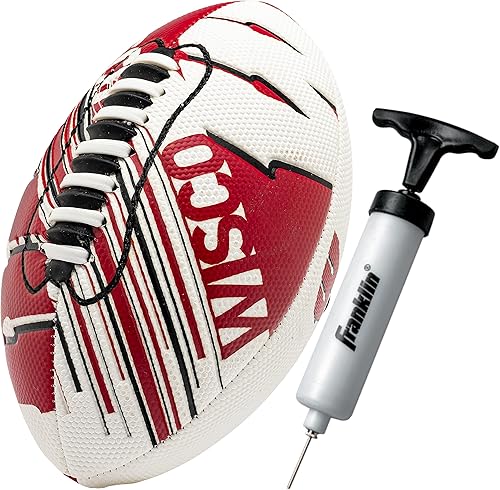 Miniatura 139 de Franklin Sports NCAA - Mini balón de fútbol juvenil - 8.5 pulgadas SPACELACE textura de fácil agarre, perfecto para niños