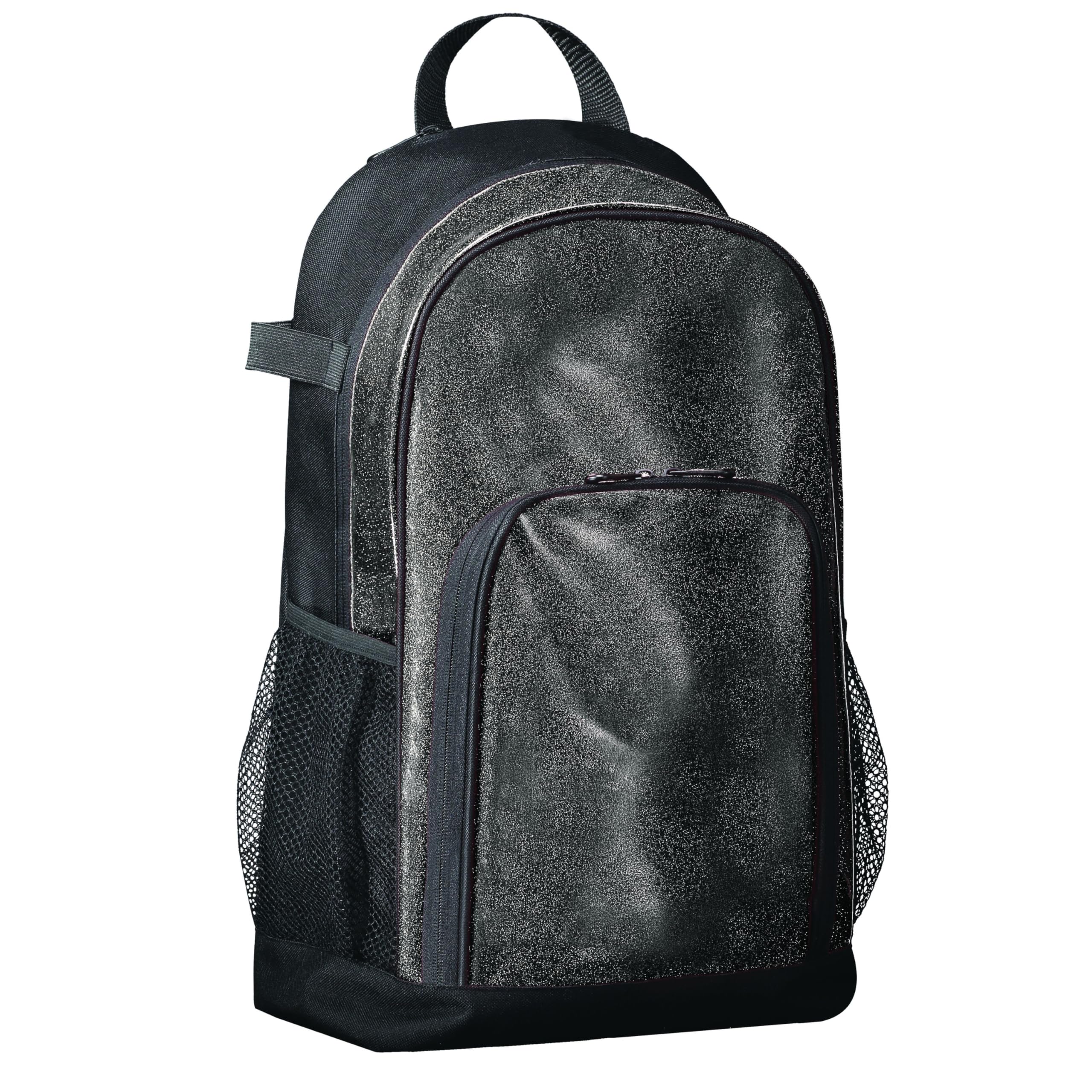 Augusta Sportswear Backpack, Black Glitter/Black, One Size