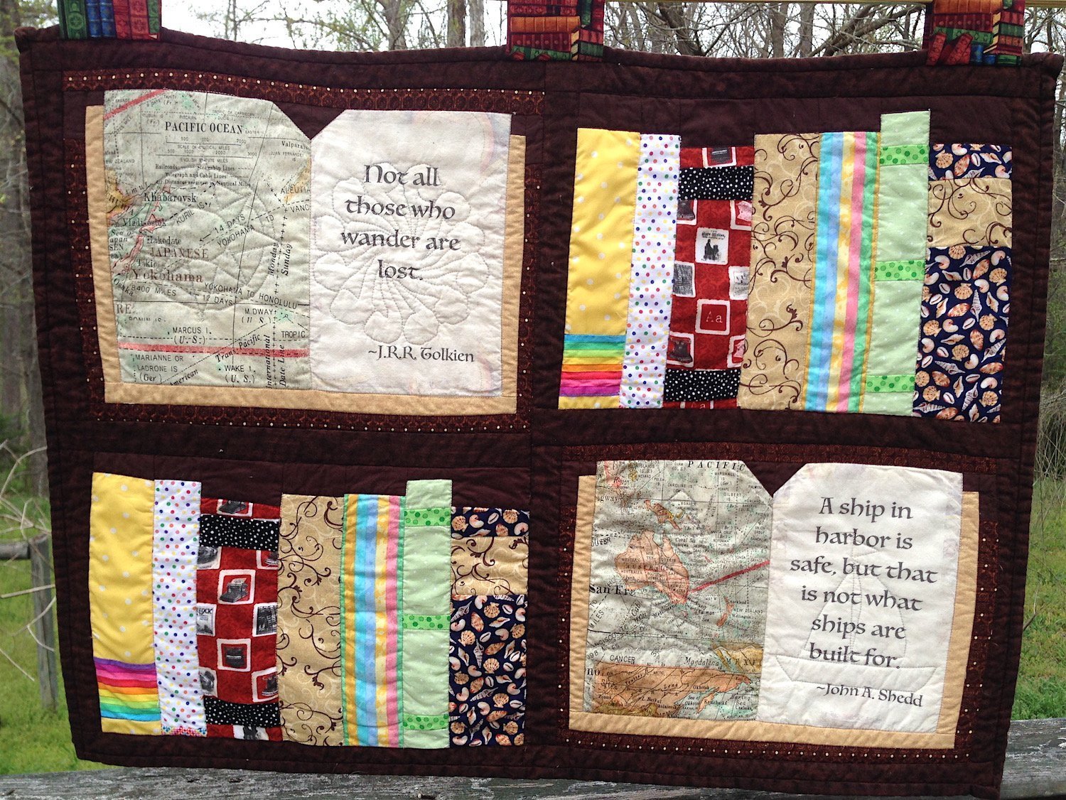 Book Lovers Quilt - Wall Hanging