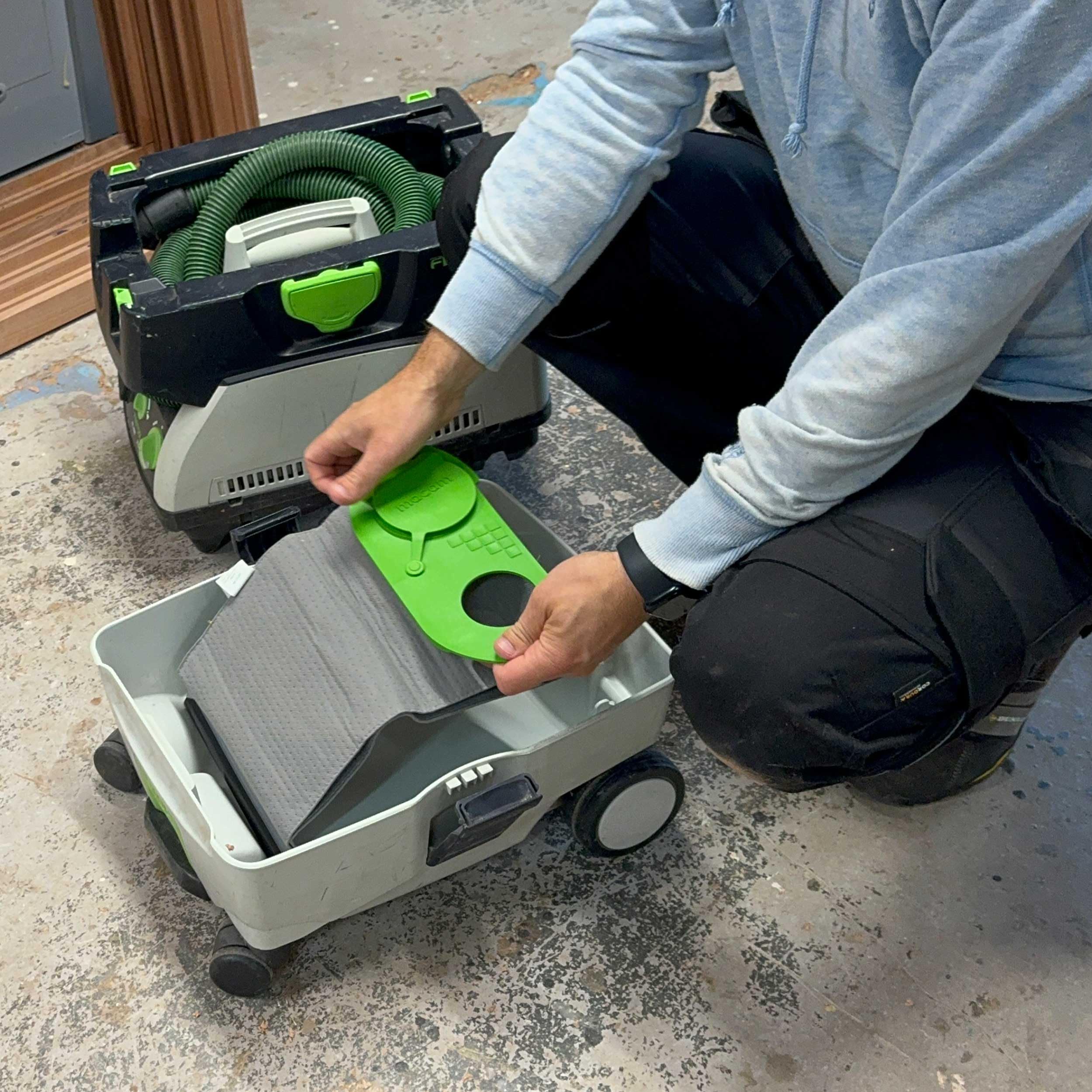 Macam sacchetto filtrante riutilizzabile compatibile con aspirapolvere Festool Mini e Midi