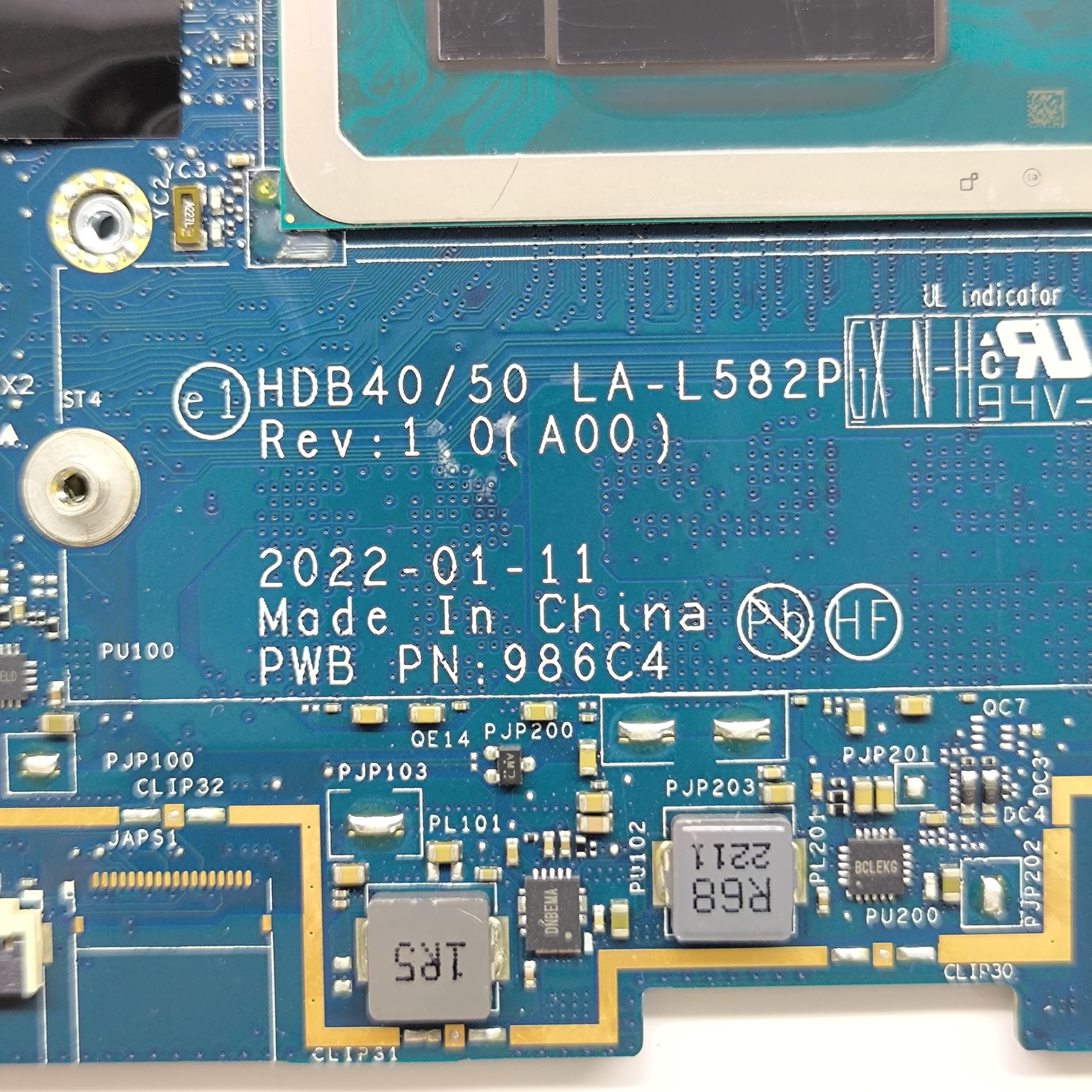 Carte Mère Pour PC Portable Dell Latitude D520 PP17L - Pièce Détachée Vendue HS Pour Réparation