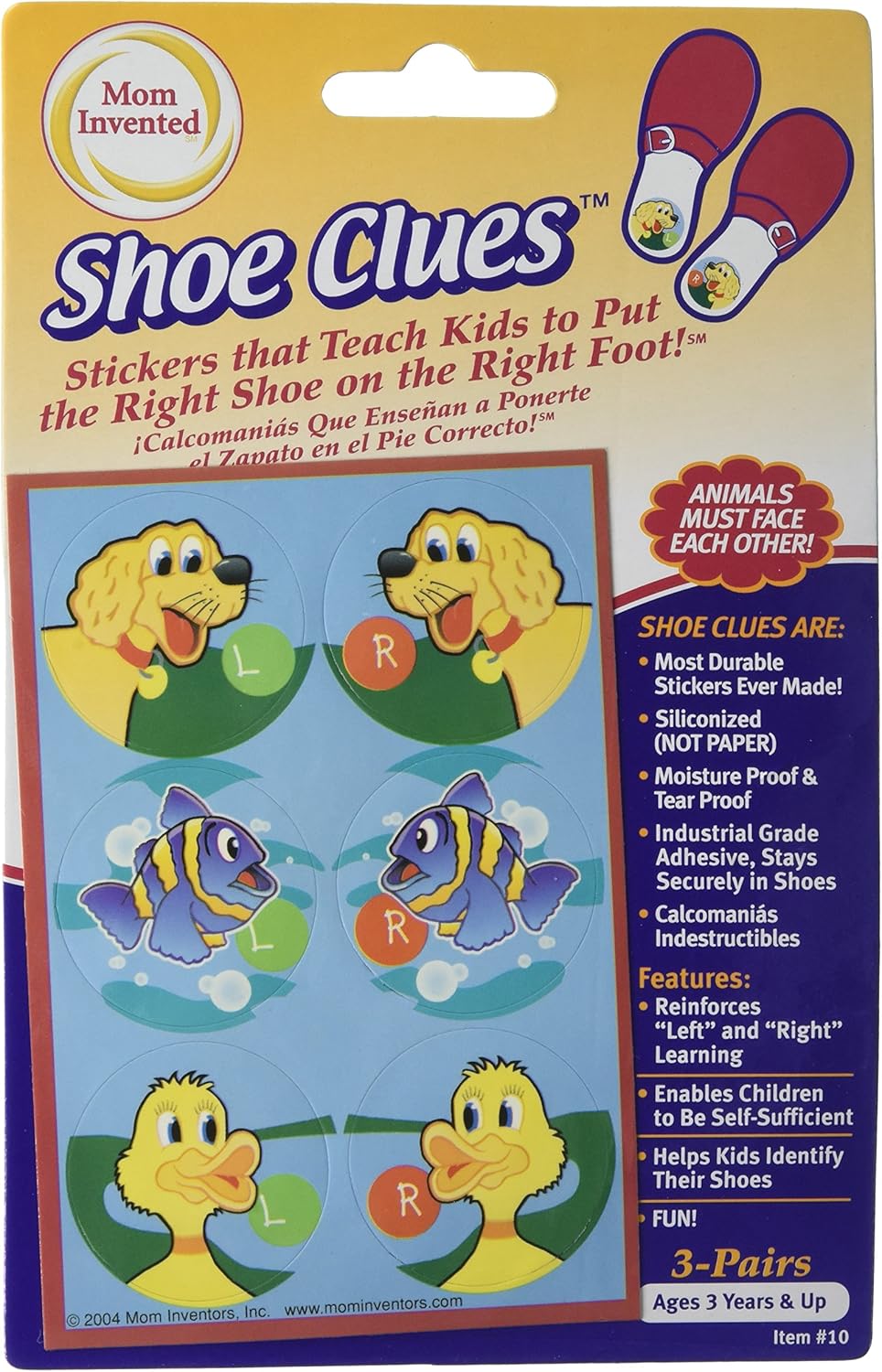 Amazon.com: Mom Invented Clues-for Learning Left & Right Shoes : Baby