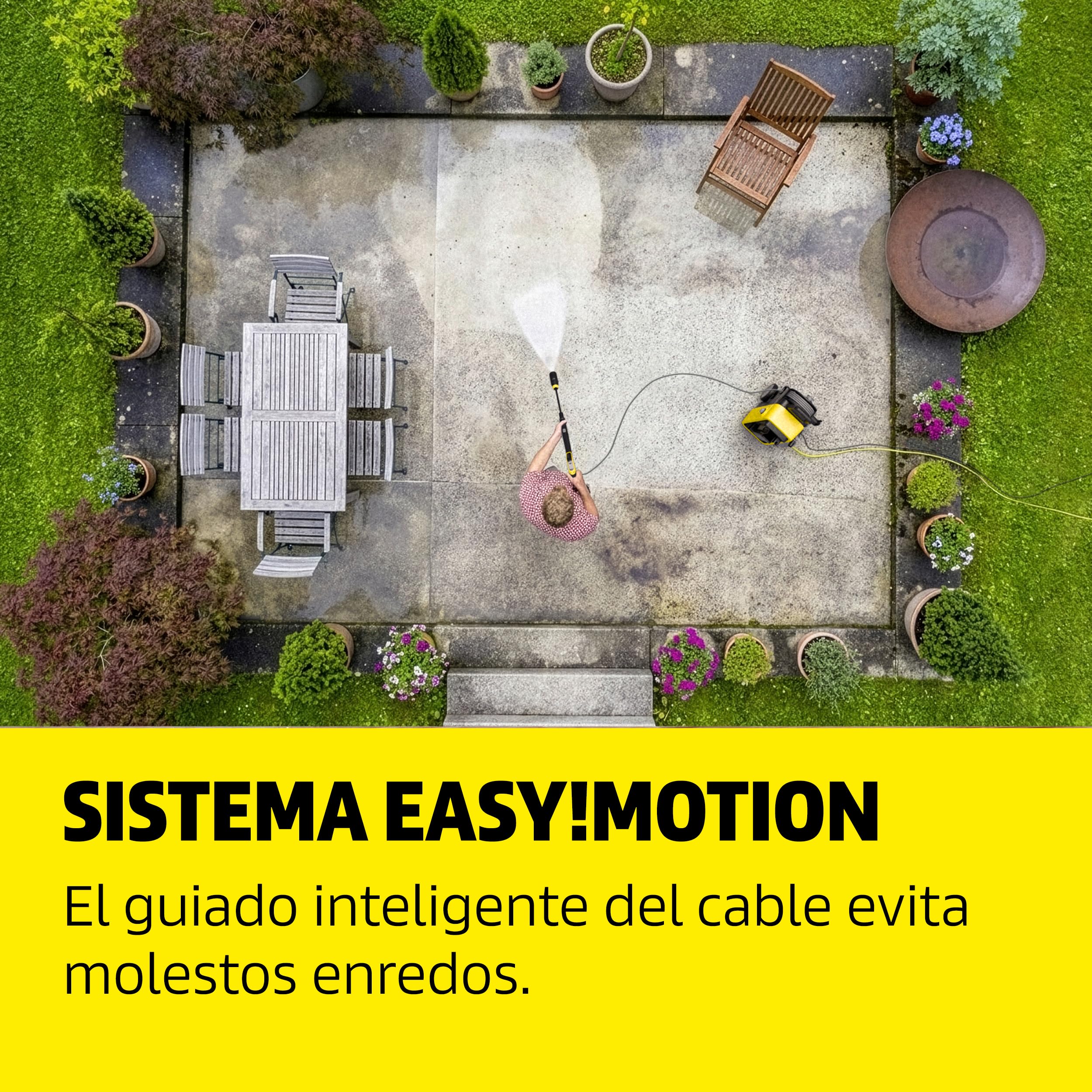 Kärcher hidrolimpiadora K 7 Comfort Premium Connect Home, presión: máx. 180 Bar, caudal: 600 l/h, área: 60 m²/h, Manguera de Alta presión, Tambor para Manguera, Control Mediante App, Home Kit