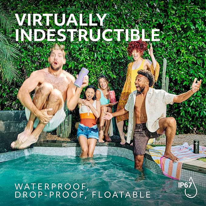 Ultimate Ears Boom 4 Portable Waterproof Bluetooth Speaker with 360-Degree Immersive Sound