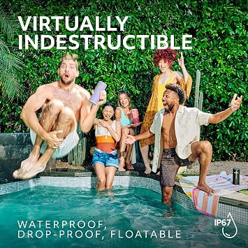 Ultimate Ears MEGABOOM 4 Portable Waterproof Bluetooth Speaker With Powerful 360-Degree Sound and Thundering Bass + BOOM 4 Portable Waterproof Bluetooth Speaker With 360-Degree - Black