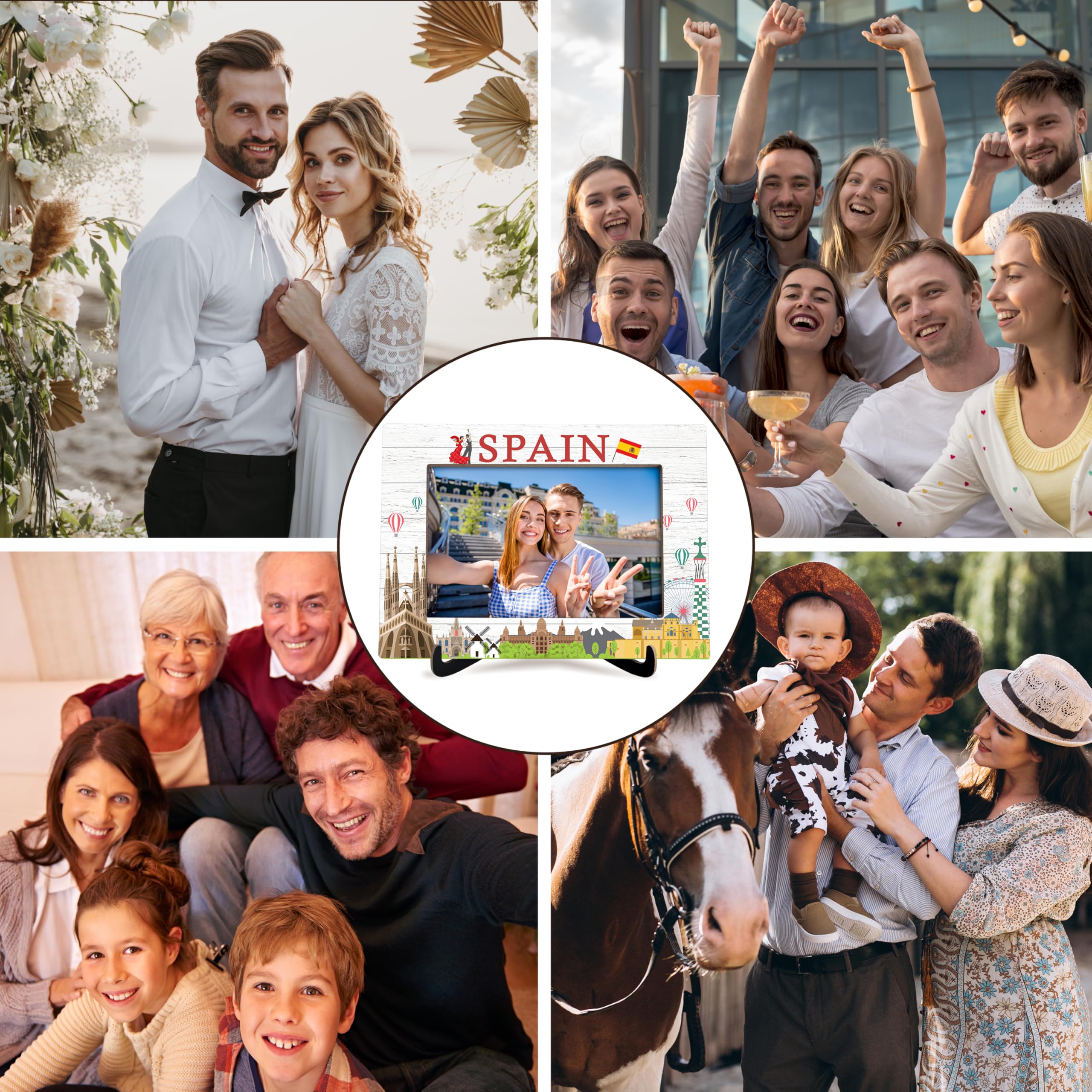 Amazon.com - KFNER Spain Picture Frame, Travel Photo Frame Gifts