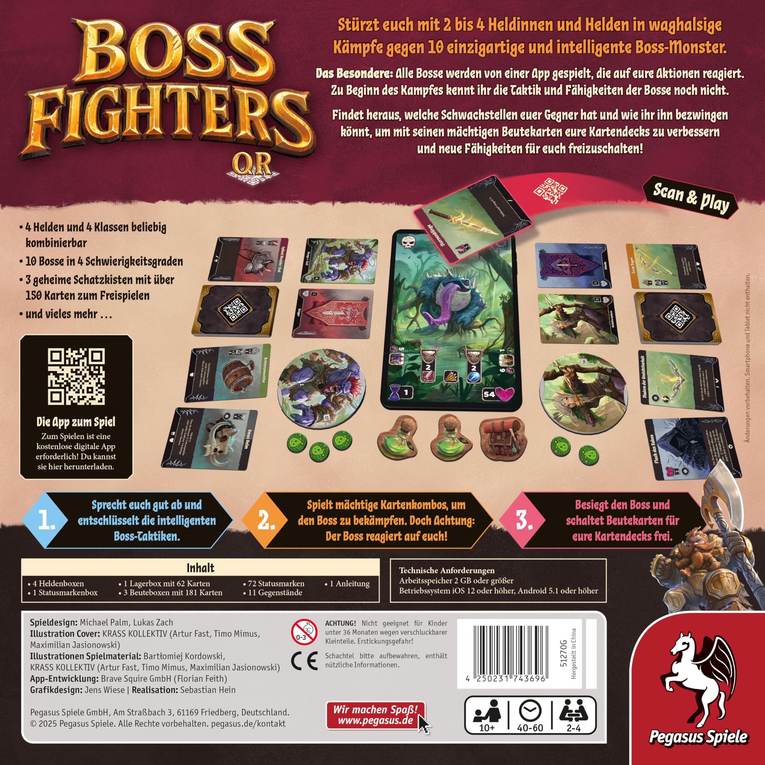 Pegasus Spiele Boss Fighters QR