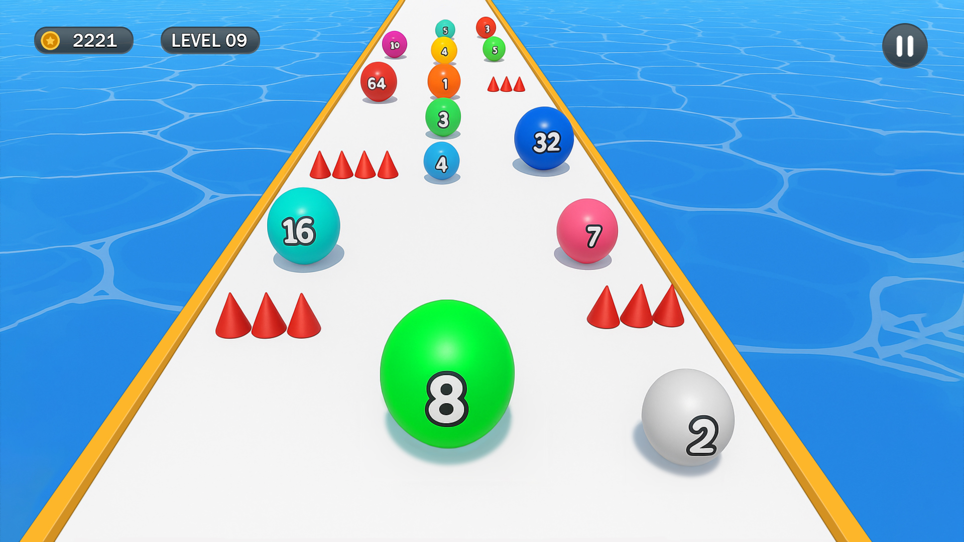 2048 Ball Rush! Numbers Ball Run Merge Master - 2248 Number