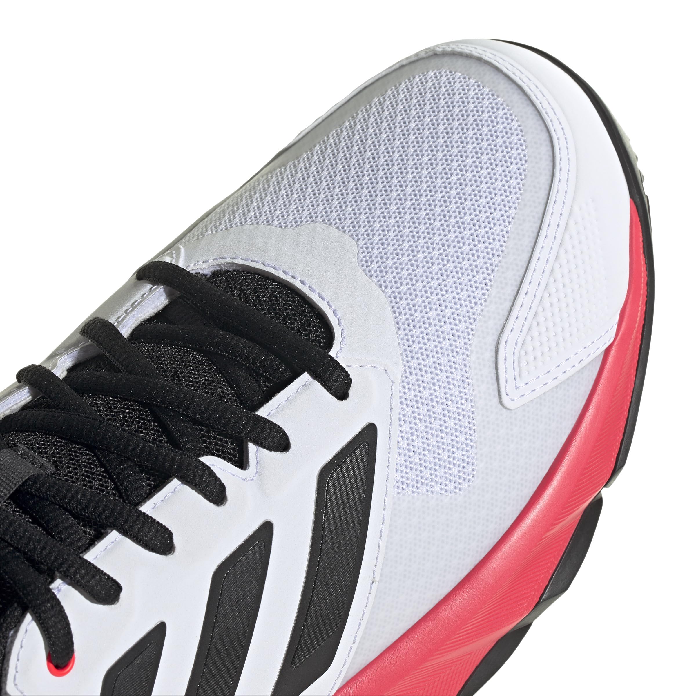 adidas Erkek CourtJam Control 3 M Ayakkabı - Düşük Taban (Futbol Dışı) FTWWHT/CBLACK/LUCRED 41 1/3