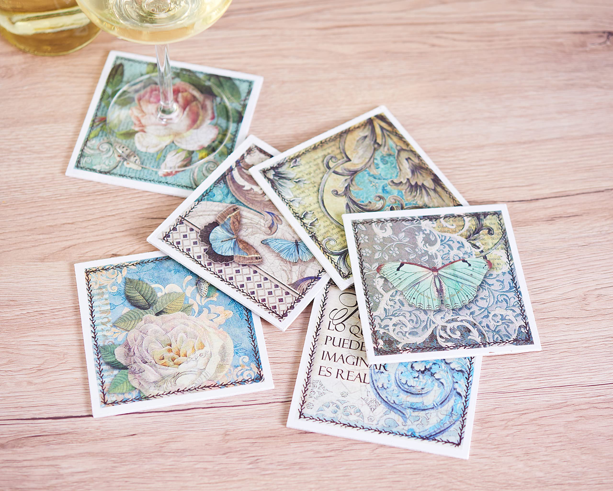 VBS Onderzetters, 50 stuks | Knutselwinkel VBS Hobby