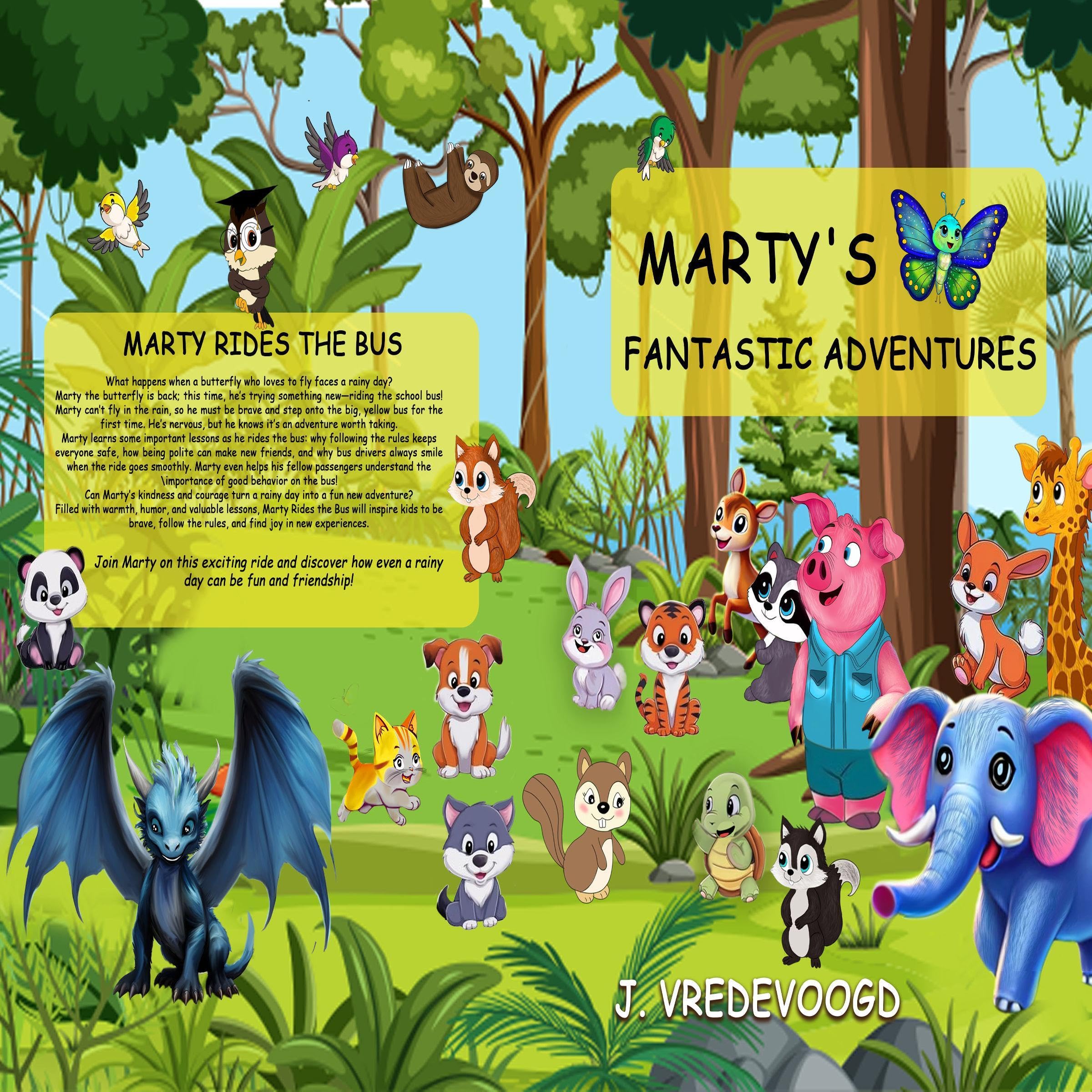 Cover art for Marty's Fantastic Adventures: Marty Rides the Bus