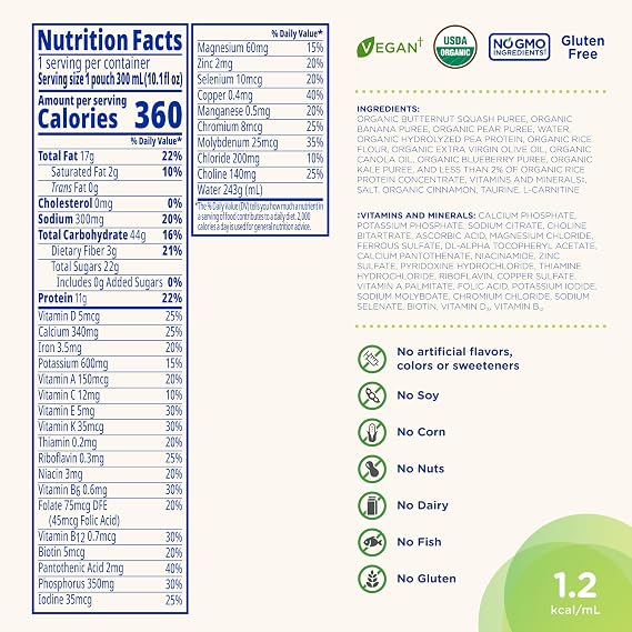 Compleat Pediatric Organic Blends, Plant Based, 10.1 Fl Oz, 24 Pack