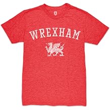 Wrexham Athletic Wordmark Premium Vintage Tri Blend T-Shirt - Red