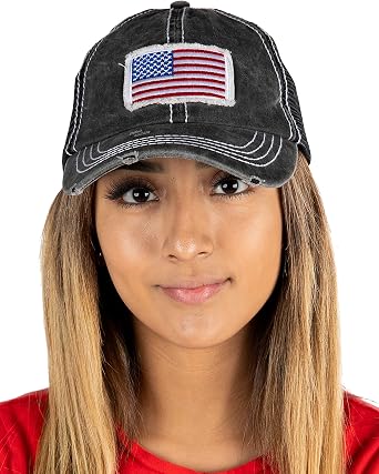 Funky Junque Patch Mesh Baseball Hat 
