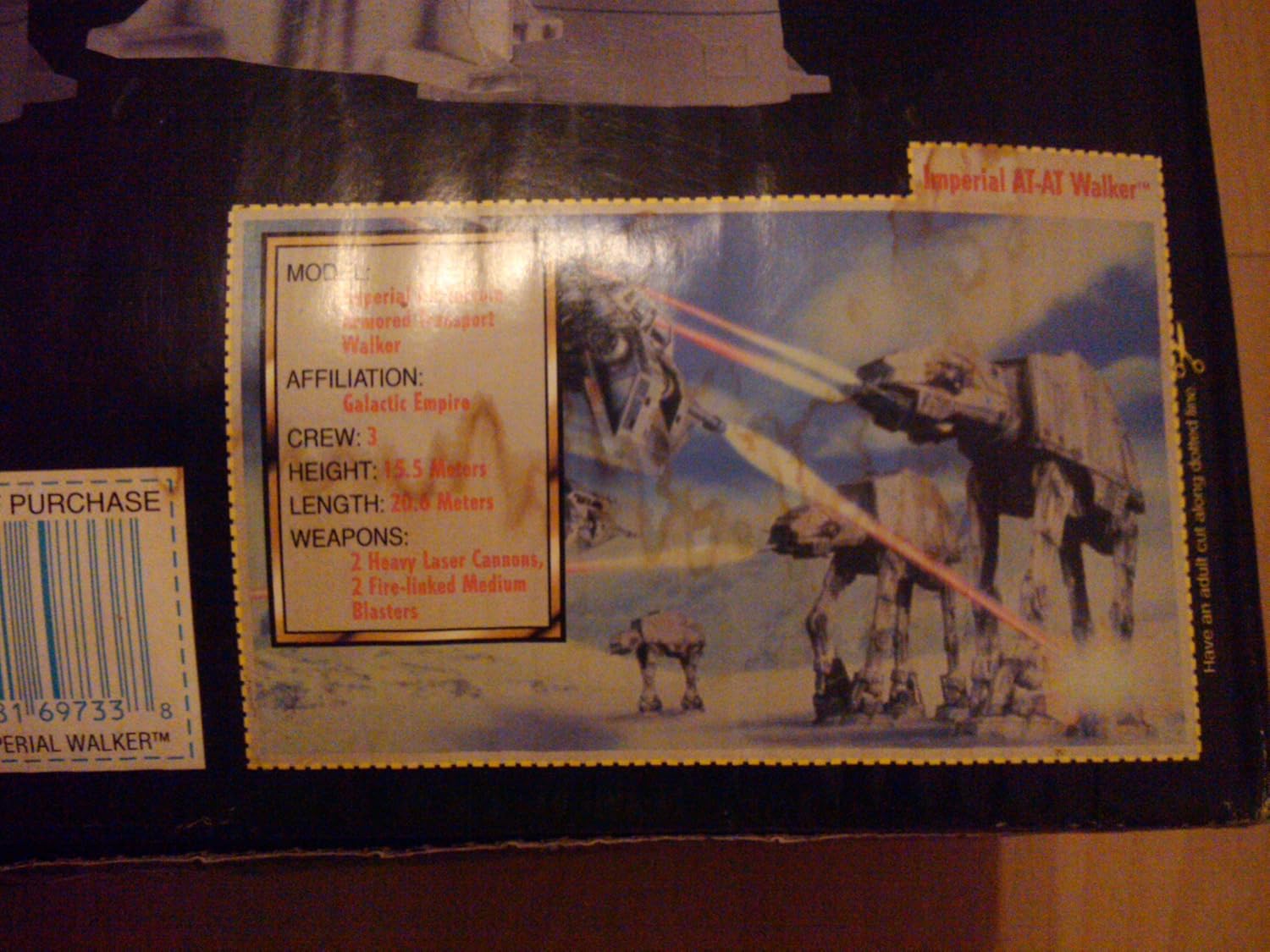 Star Wars Imperial At-at Walker with At-at Commander & Driver Figures