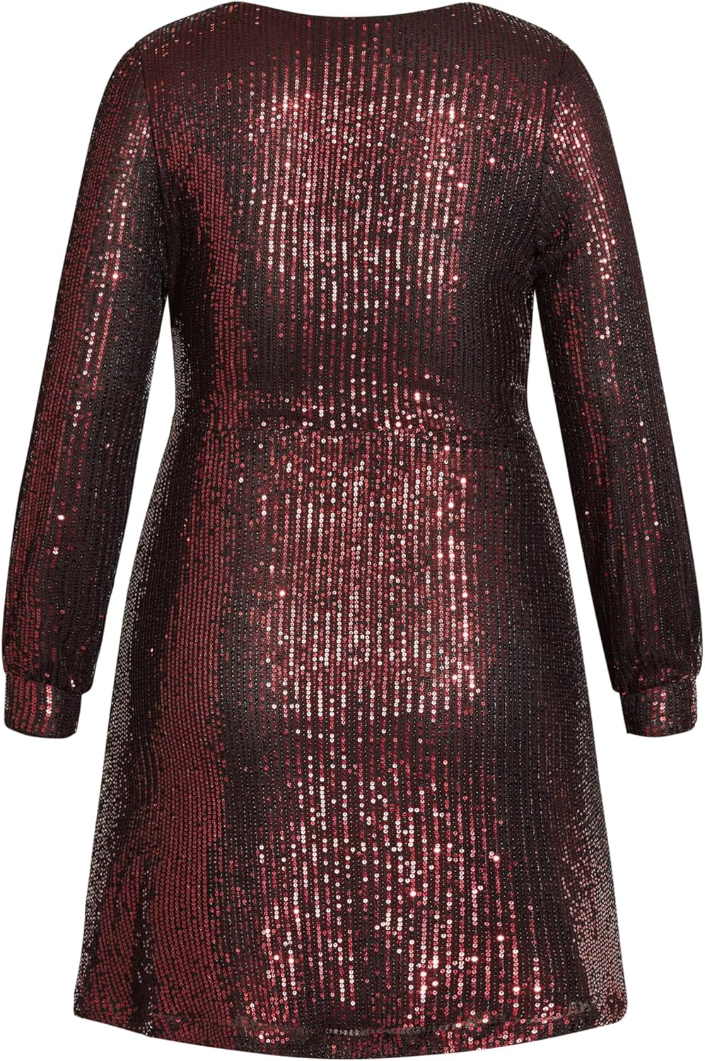 City Chic Women's Plus Size Party Glow Wrap Dress - Image 6