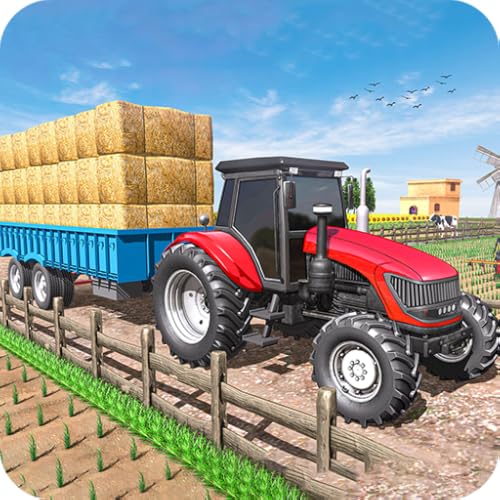 Farm Tractor Cargo Transport Driving Simulator
