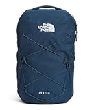 Jester Everyday Laptop Backpack | Commuter Daypack with Water Repellent Finish, 16" Laptop Sleeve, Huge Main Compartment, Shady Blue/TNF White-NPF, One Size