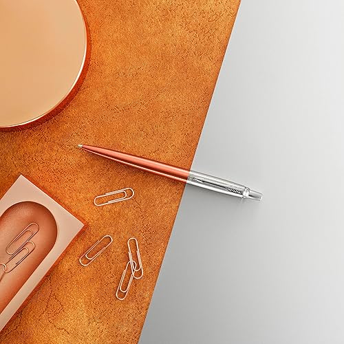 Miniatura 53 de Parker Jotter Bolígrafo de acero inoxidable CT bolígrafo, con caja de regalo, Rojo, azul (Red/Royal Blue)