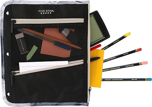 Miniatura 5 de Paquete de lápices de colores Chromaflow de Derwent - Juego de 72 lápices de colores de 0.157 in de ancho (2306014) + bolsa con cremallera de cinco