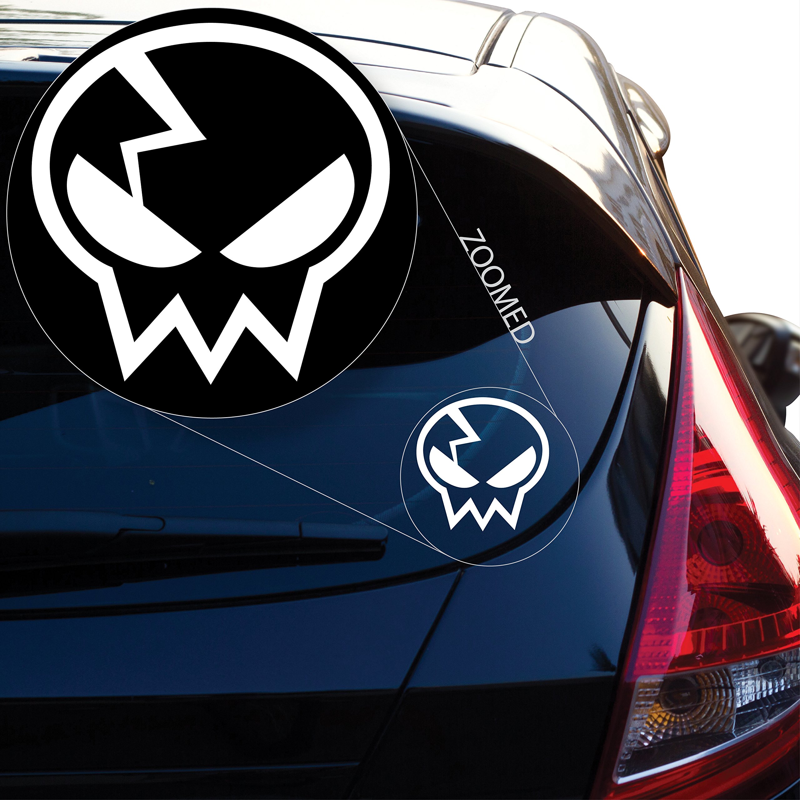 Yoonek Graphics Tengen Toppa Gurren Lagann Yoko Vinyl Decal Sticker # 532 (4" x 3.9", White)