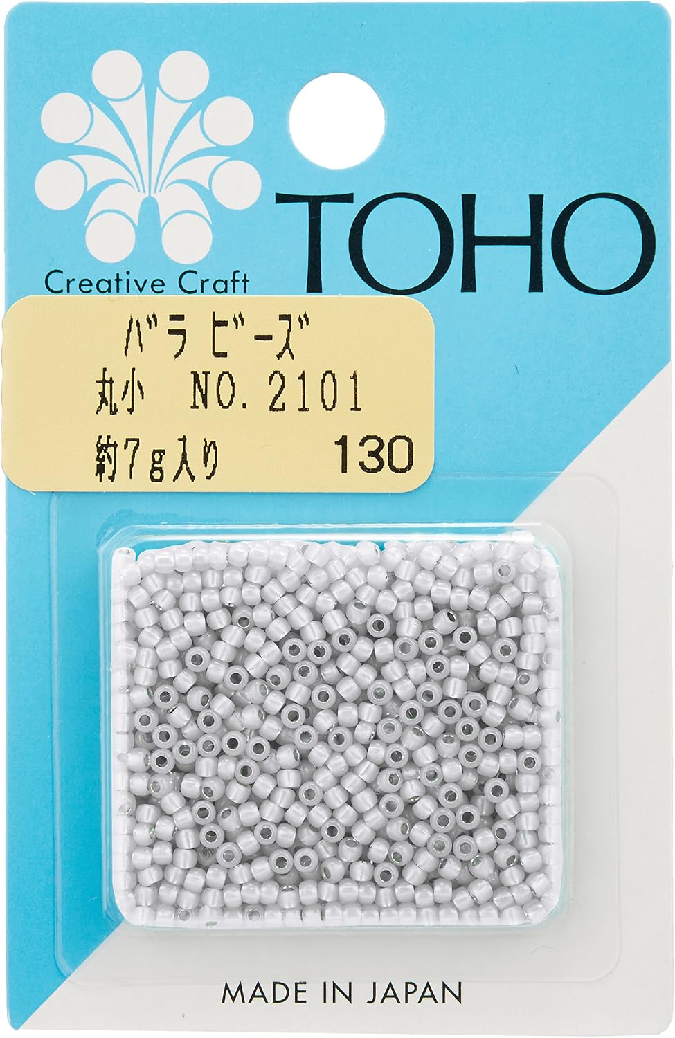 TOHO Round Small Beads, Rose Pack Beads, Outer Diameter Approx. 0.09 inches (2.2 mm), Approx. 0.2 oz (7 g), No. 2101