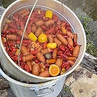 Vista 8 de Olla de aluminio con cesta vaporizadora, Plateado