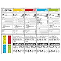 Vista 15 de Odyssey - Bebida energética 222, preentrenamiento, 222 mg de cafeína, bebidas energéticas limpias, L teanina, melena de león, cordyceps y té verde
