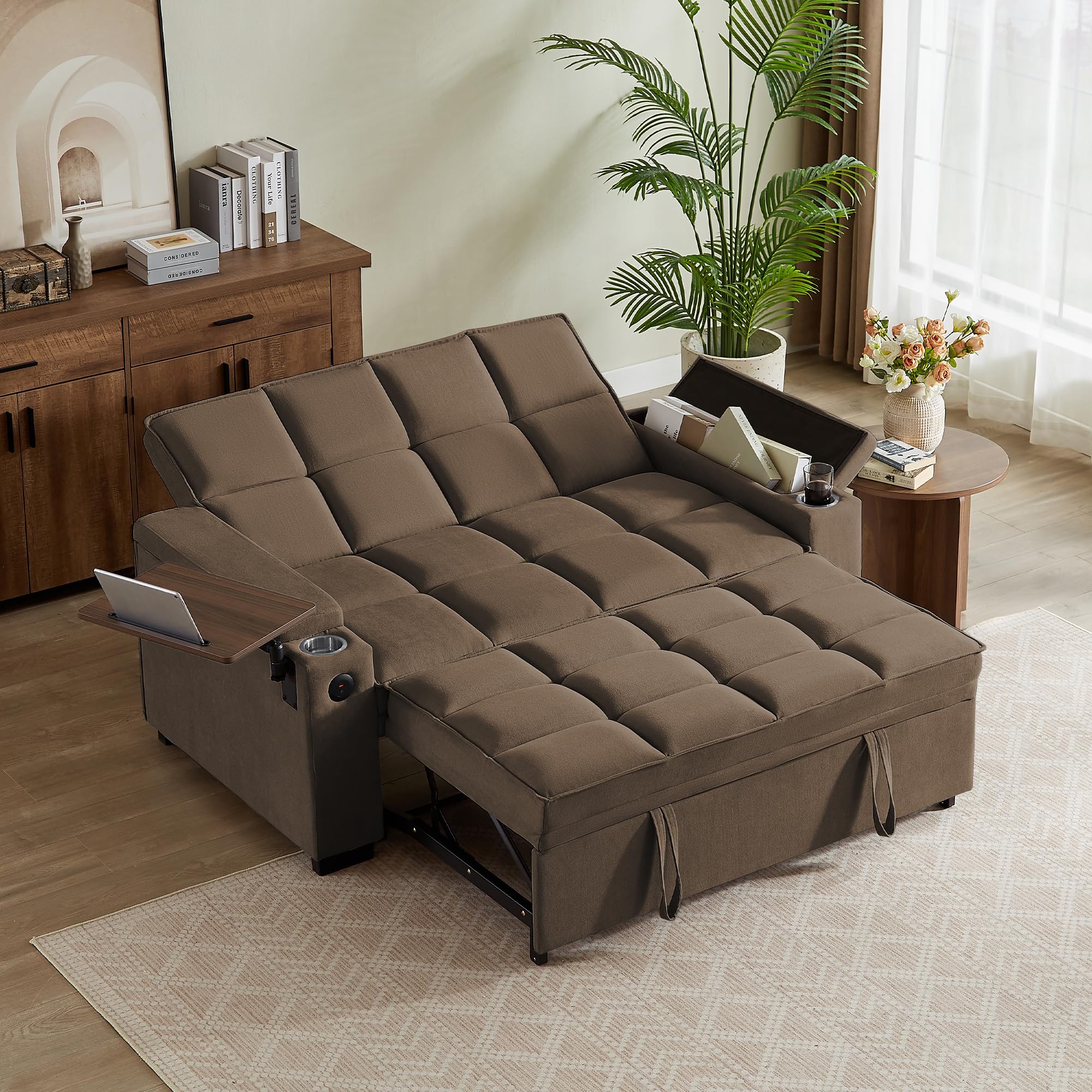 hansones 66 Multi-Functional Pull-Out Sofa Bed