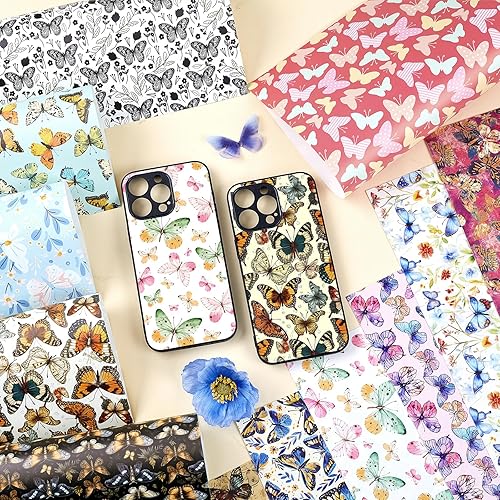 Miniatura 21 de Tintnut Vinilo permanente tono de piel, 18 hojas de 12 x 10 pulgadas, vinilo adhesivo permanente para máquina de cortar, autoadhesivo marrón