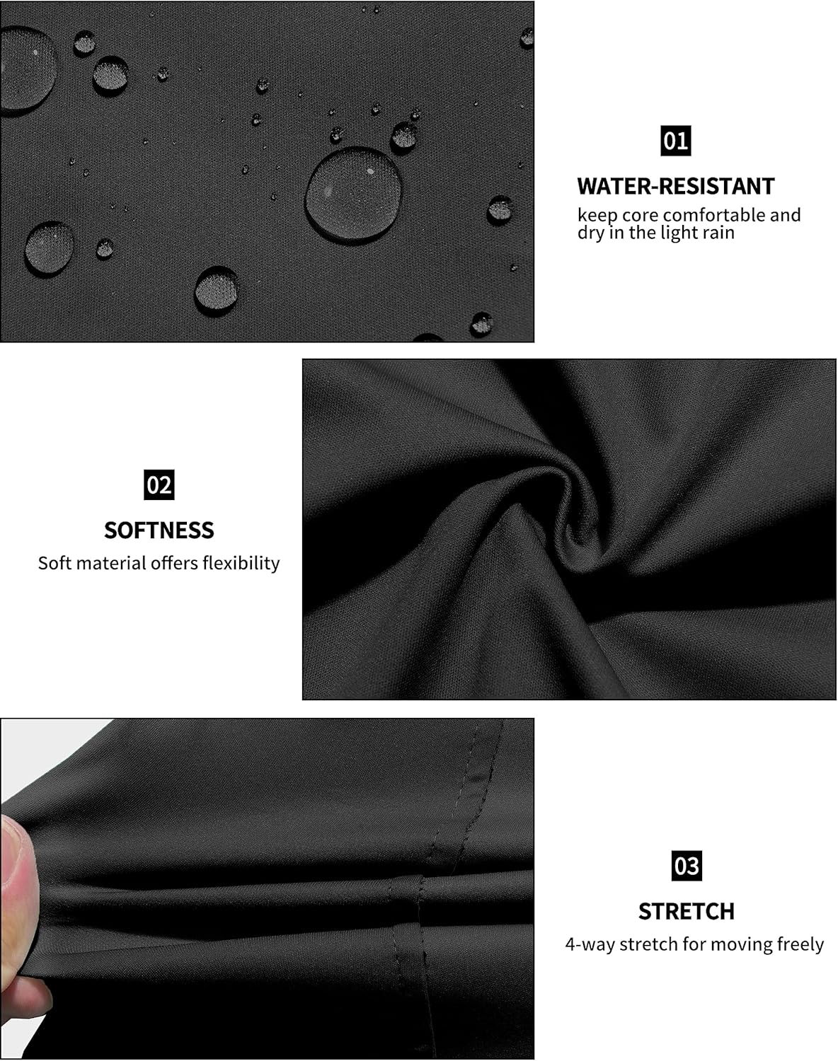 Little Donkey Andy Lightweight Cycling Vest Windproof Sleeveless Jacket for Women Water-Repellent Stretch Vest for Running - Image 5