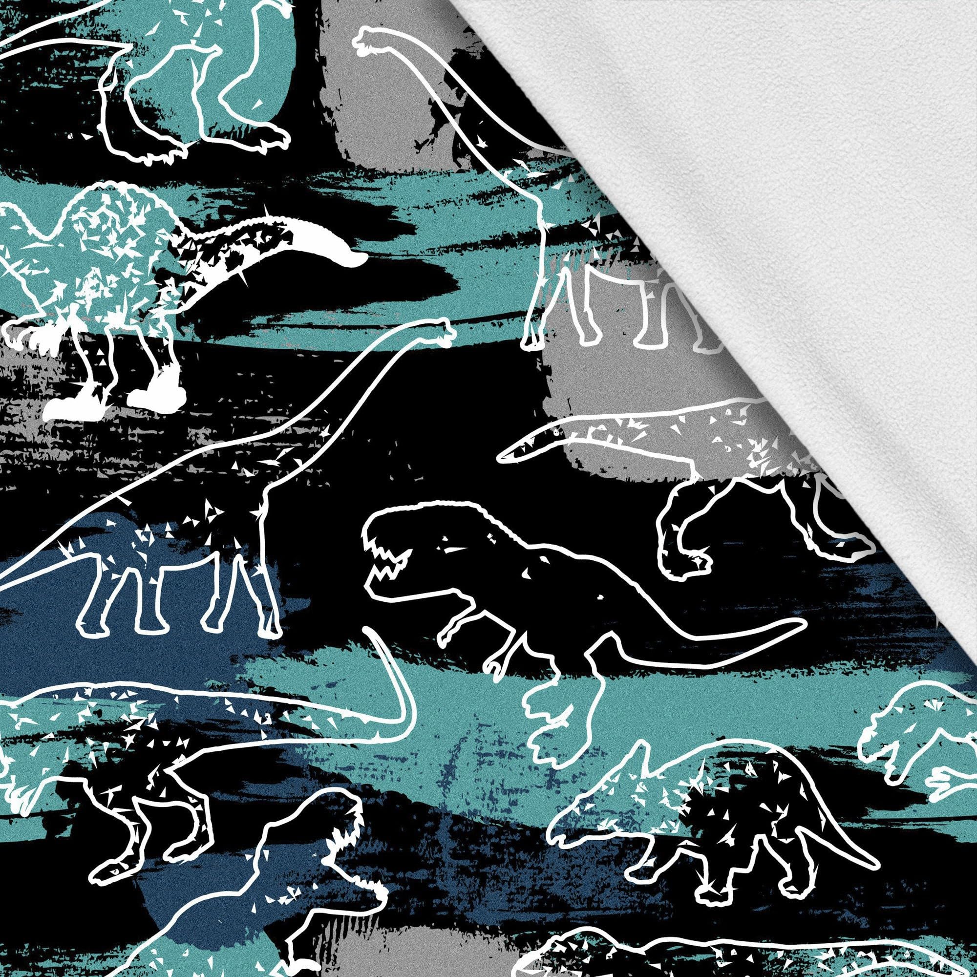 HEKO PANELS Tkanina softshell wodoodporna, Dinozaury, 3 metry 150 x 300 cm